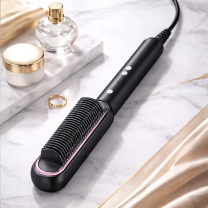 Escova Alisadora e Modeladora Elétrica | 5 em 1 Bivolt Profissional - imagem 4