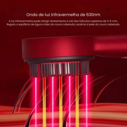 Massageador Capilar | RevitaLux Pro com Tecnologia de Luz Vermelha - imagem 6