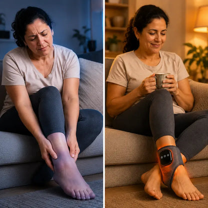 Massageador Elétrico para Pés e Tornozelo com Aquecimento | ThermoRelax Pro - imagem 3