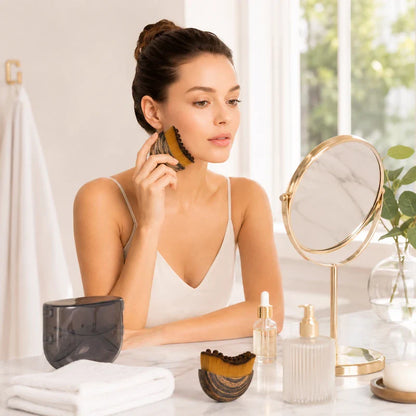 Massageador Facial Drenagem Linfática | Escova de Contorno Facial - imagem 8